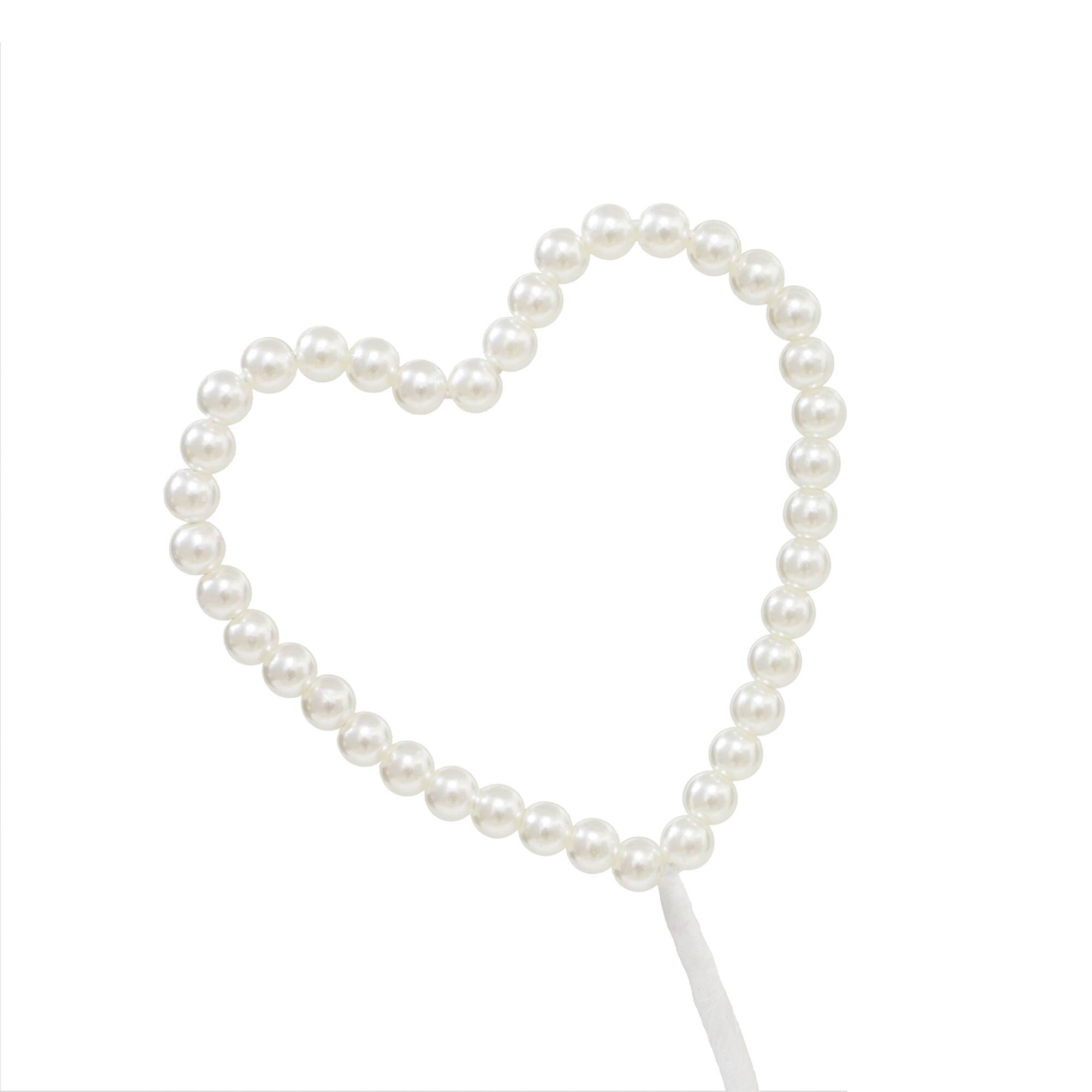 27" White Heart Stem by Ashland®